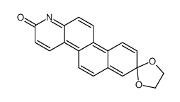 spiro[1,3-dioxolane-2,8'-naphtho[2,1-f]quinoline]-2'-one结构式