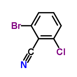 2-溴-6-氯苯甲腈结构式