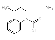Carbamodithioic acid,butylphenyl-, ammonium salt (9CI)结构式
