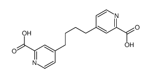 4-[4-(2-carboxypyridin-4-yl)butyl]pyridine-2-carboxylic acid结构式