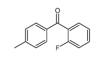 (2-fluorophenyl)-(4-methylphenyl)methanone结构式