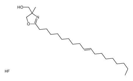 (Z)-4,5-dihydro-4-methyl-2-(9-octadecenyl)oxazole-4-methanol hydrofluoride结构式