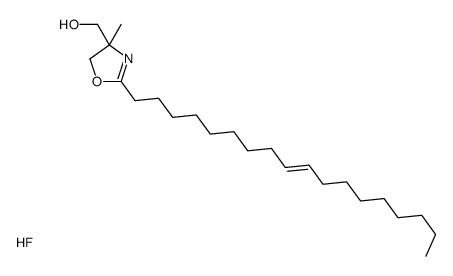 (Z)-4,5-dihydro-4-methyl-2-(9-octadecenyl)oxazole-4-methanol hydrofluoride structure