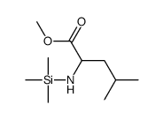 Methyl 4-methyl-2-[(trimethylsilyl)amino]pentanoate结构式