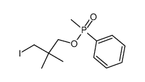 3-Iodo-2,2-dimethylpropyl methylphenylphosphinate Structure