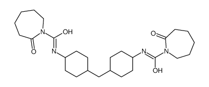2-oxo-N-[4-[[4-[(2-oxoazepane-1-carbonyl)amino]cyclohexyl]methyl]cyclohexyl]azepane-1-carboxamide结构式