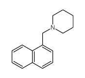 1-(naphthalen-1-ylmethyl)piperidine结构式