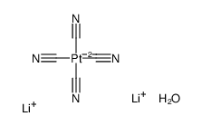 LITHIUM TETRACYANOPLATINATE(II) HYDRATE& structure