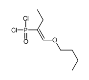 1-butoxy-2-dichlorophosphorylbut-1-ene结构式