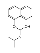 naphthalen-1-yl N-propan-2-ylcarbamate结构式