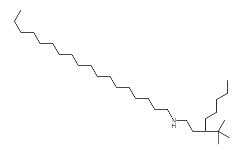 N-[(3S)-3-tert-butyloctyl]octadecan-1-amine Structure