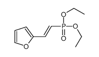 2-(2-diethoxyphosphorylethenyl)furan Structure