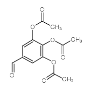 3,4,5-三乙酰氧基苯甲醛结构式