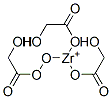 hydroxytris(hydroxyacetato-O1,O2)zirconium Structure