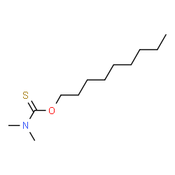 Dimethylthiocarbamic acid O-nonyl ester Structure