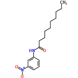 N-(3-Nitrophenyl)decanamide structure