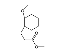 methyl 3-[(1S,2S)-2-methoxycyclohexyl]propanoate结构式