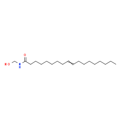 N-(Hydroxymethyl)-9-octadecenamide结构式