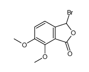 3-bromo-6,7-dimethoxyphthalide结构式