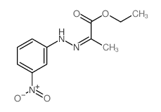 ethyl (2Z)-2-[(3-nitrophenyl)hydrazinylidene]propanoate Structure