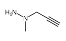 1-Methyl-1-(2-propynyl)hydrazine Structure