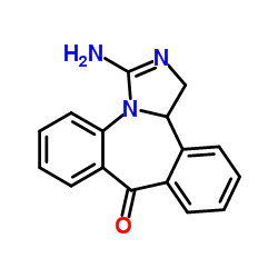 3-Amino-1,13b-dihydro-9H-dibenzo[c,f]imidazo[1,5-a]azepin-9-one结构式