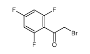 2-Bromo-1-(2,4,6-trifluorophenyl)ethanone Structure