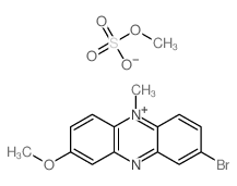 8-bromo-2-methoxy-5-methyl-phenazine; sulfooxymethane结构式