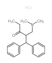 3-Pentanone,1-(dimethylamino)-2-(diphenylmethyl)-, hydrochloride (9CI) picture