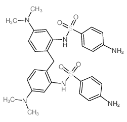 Benzenesulfonamide,N,N'-[methylenebis[5-(dimethylamino)-2,1-phenylene]]bis[4-amino- (9CI) structure