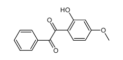 1-(2-hydroxy-4-methoxyphenyl)-2-phenylethanedione结构式