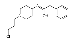 N-[1-(3-chloropropyl)piperidin-4-yl]-2-phenylacetamide结构式