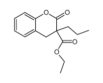 ethyl 2-oxo-3-propylchromane-3-carboxylate结构式