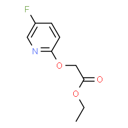 Acetic acid, [(5-fluoro-2-pyridyl)oxy]-, ethyl ester (7CI,8CI)结构式