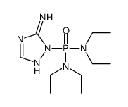 2-[bis(diethylamino)phosphoryl]-1,2,4-triazol-3-amine Structure