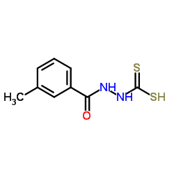 Benzoic acid, 3-methyl-, 2-(dithiocarboxy)hydrazide (9CI)结构式