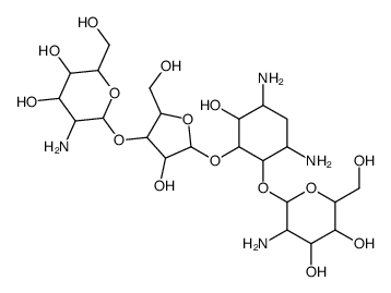 6'''-deamino-6'''-hydroxyparomomycin I结构式