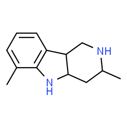 2H-Pyrido[4,3-b]indole,1,3,4,4a,5,9b-hexahydro-3,6-dimethyl-(9CI) structure