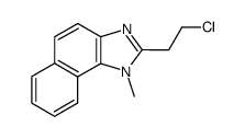 2-(2-chloroethyl)-1-methyl-1H-naphth[1,2-d]imidazole Structure
