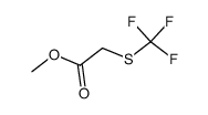 Methyl [(trifluoromethyl)thio]acetate structure