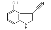 3-氰基-4-羟基吲哚结构式