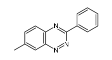7-methyl-3-phenyl-1,2,4-benzotriazine结构式