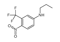 4-nitro-N-propyl-3-(trifluoromethyl)aniline结构式