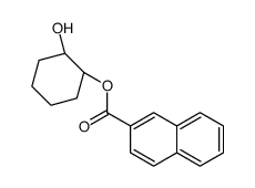 [(1R,2S)-2-hydroxycyclohexyl] naphthalene-2-carboxylate结构式