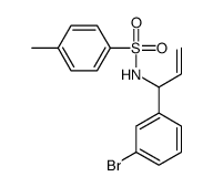 N-[1-(3-bromophenyl)prop-2-enyl]-4-methylbenzenesulfonamide Structure