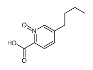 5-butyl-1-oxidopyridin-1-ium-2-carboxylic acid Structure