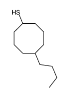 5-butylcyclooctane-1-thiol Structure