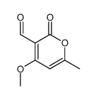 4-methoxy-6-methyl-2-pyrone-3-carboxaldehyde结构式