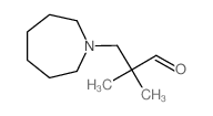 3-AZEPAN-1-YL-2,2-DIMETHYL-PROPIONALDEHYDE structure