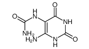 (6-amino-2,4-dioxo-1,2,3,4-tetrahydro-pyrimidin-5-yl)-urea Structure